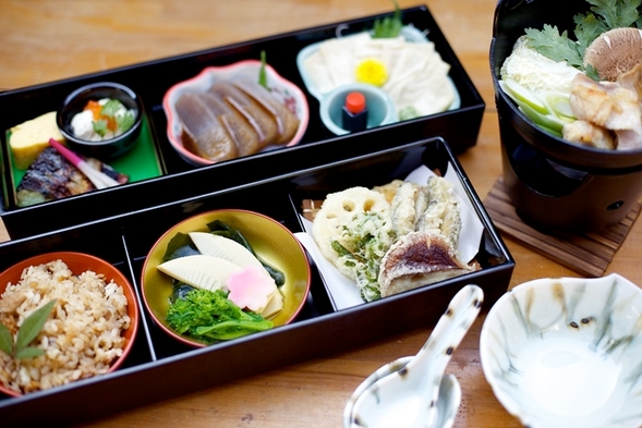◆美山EISA◆　夕食：地元食材の『美山F＆B御膳』　【朝食食材付き】
